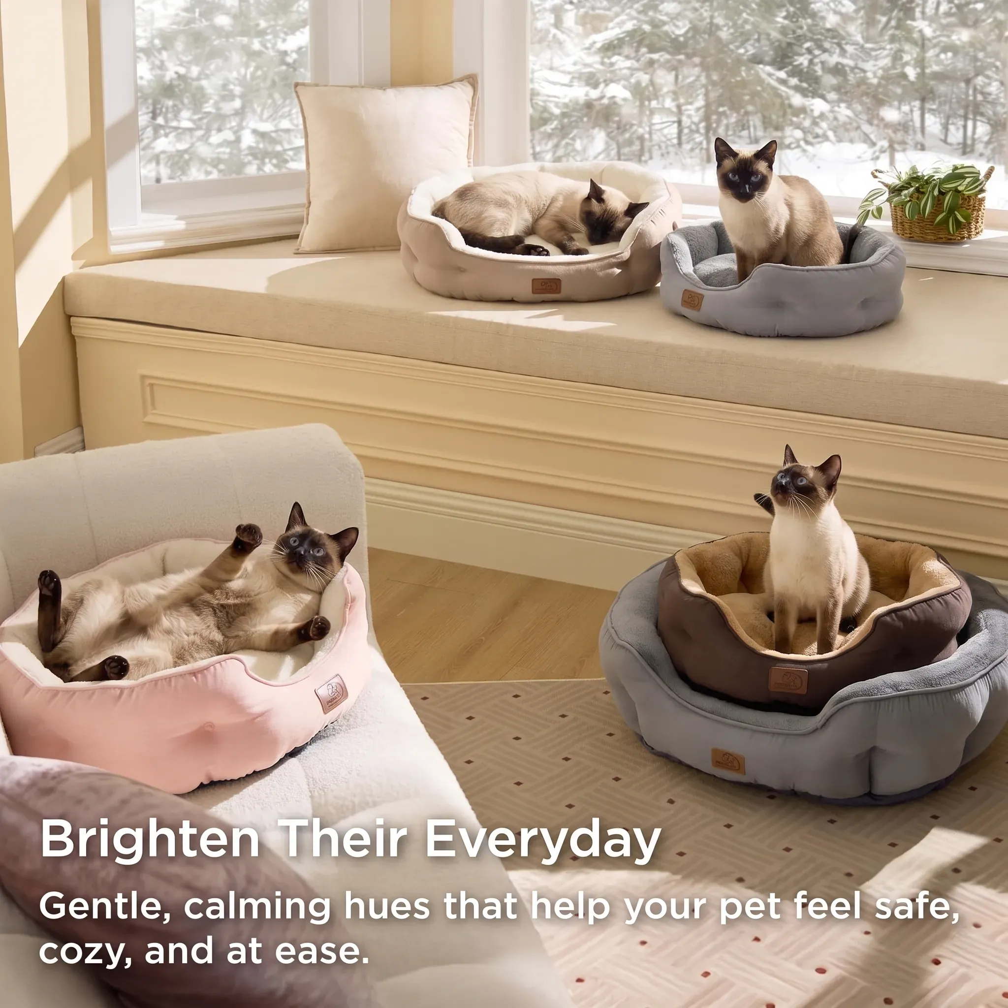 Bedsure Round Cat Bed thumbnail
