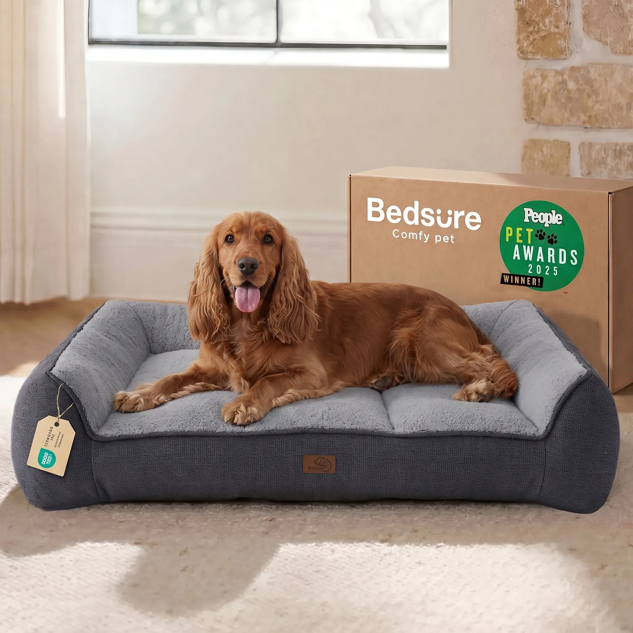 Bedsure SupportMax Orthopedic Dog Bed
